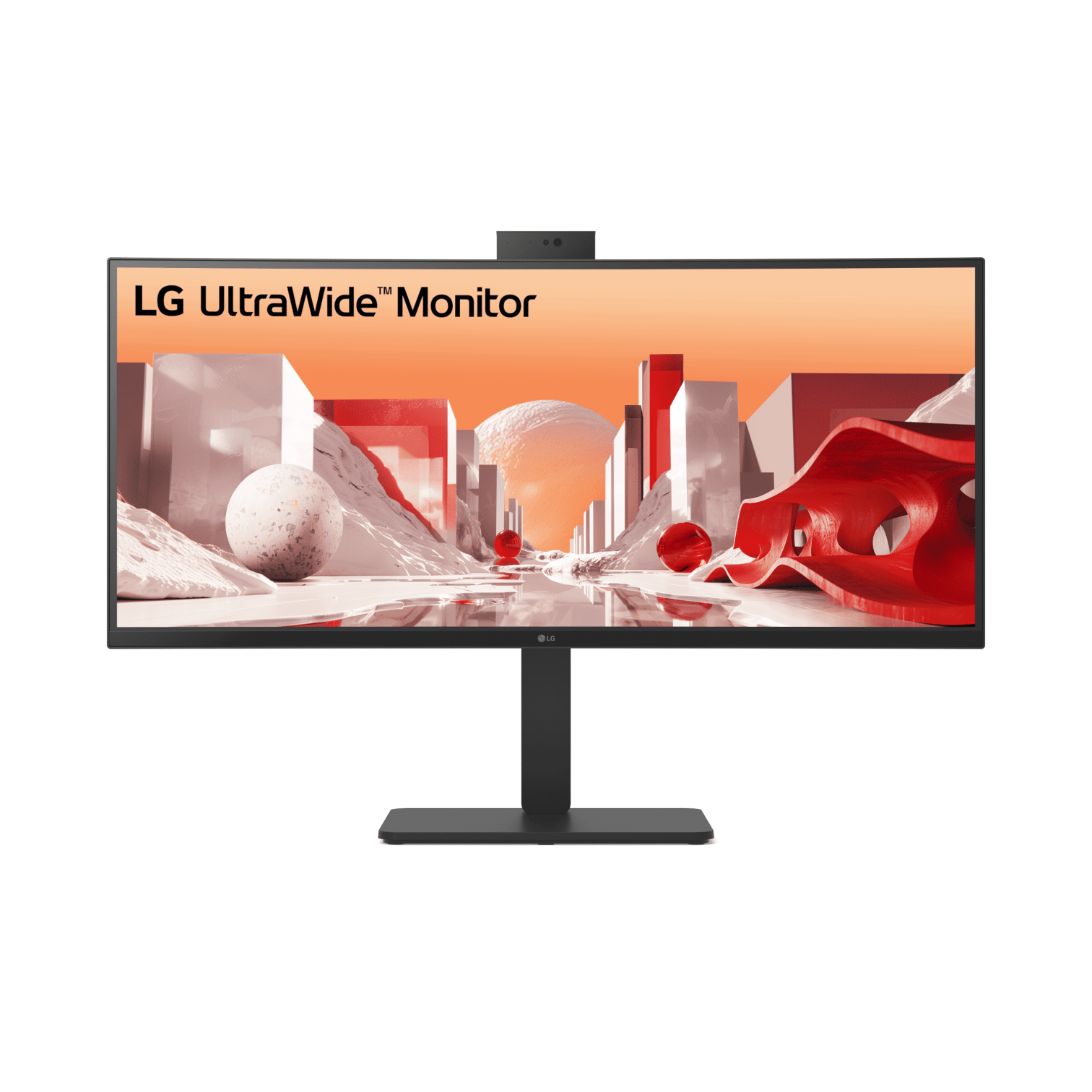 Monitor LG panorámico 34″, IPS, WQHD, 100Hz, USB-C (90W), webcam integrada