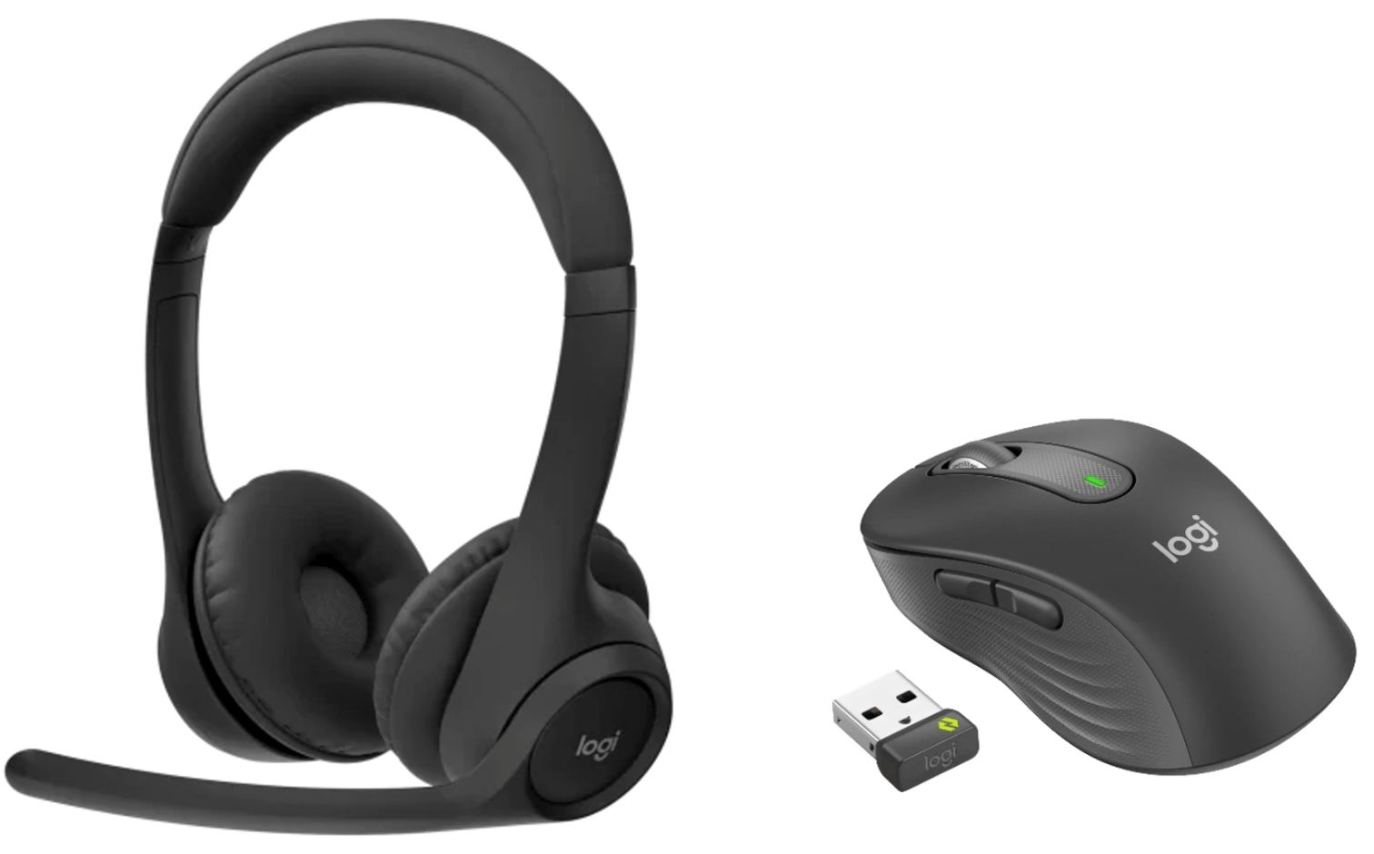 Pack Logitech entrada: Ratón + auriculares