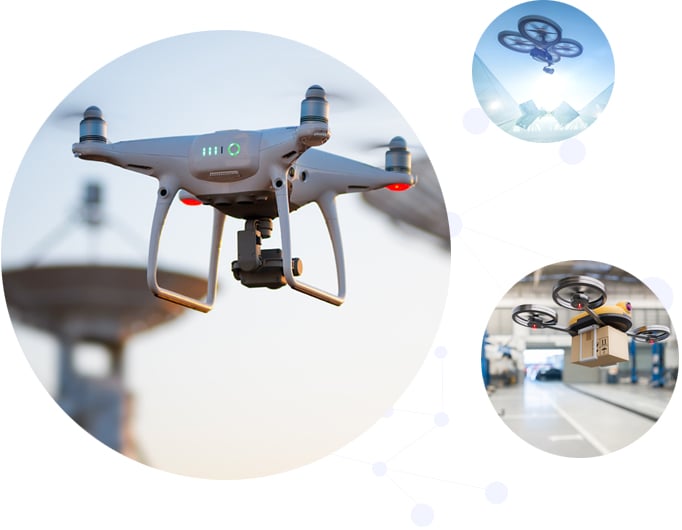 Drones 5G para Empresas Negocios e Industria Telefonica
